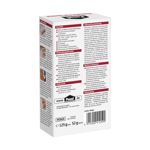 Henkel Ponal Reparatur 177 gr PUR Spachtel PER6N