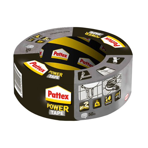 Henkel Pattex Power Tape 50,0 mt 50 mm silber PT5SW