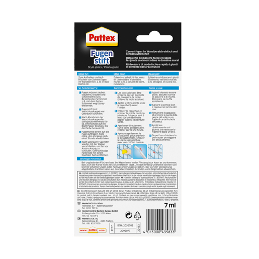 Henkel Pattex Fugen Stift 7 ml PFS7