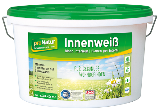 Pufas pronatur Innenweiß 5,0 lt Silikat Mineralfarbe