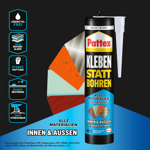 Henkel Pattex Kleben statt Bohren 310 gr Innen und Außen PKBUW