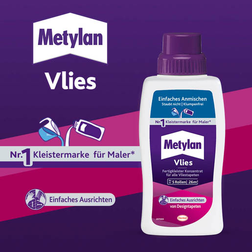 Henkel Metylan Vlies Fertigkleister 500 gr Konzentrat MKV12