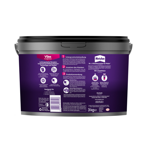 Henkel Metylan Vlies Fertigkleister 3 kg MFKV2 - Ersatz 1004-001449