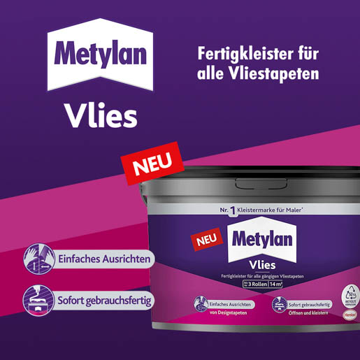 Henkel Metylan Vlies Fertigkleister 3 kg MFKV2 - Ersatz 1004-001449