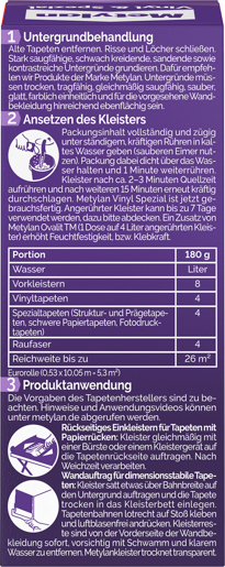 Henkel Metylan Vinyl & Spezial 180 gr MPVS4
