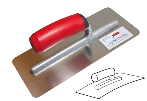 WD Glättekelle Softgriff 280x130mm Profitop rostfrei