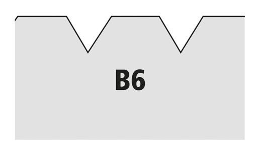 WD Zahnleiste Zahnform B6 280mm