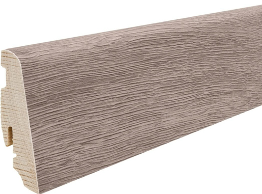 Hamberger Sockelleiste Disano fol.19/58 220cm Eiche Columbia grau wasserr.410360