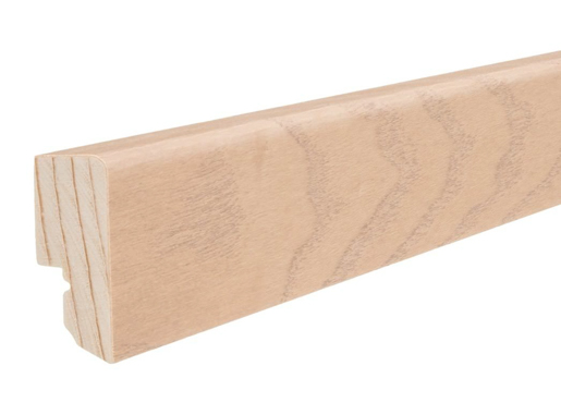 Hamberger Parkett Sockelleiste 16/40 250cm geölt Eiche Pur.weiß o.Frä. 410643