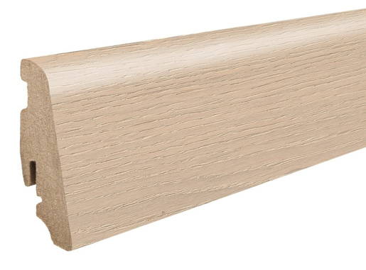 Hamberger Parkett Sockelleiste 19/58 PG2 220cm geölt Eiche Kristallweiß 410707