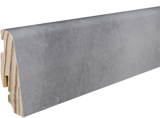 Hamberger Sockelleiste Disano fol.19/58 220cm Beton grau 410796