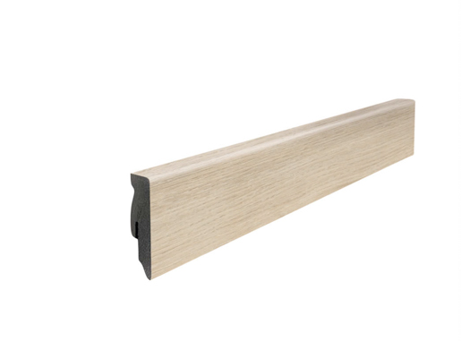 Hamberger Laminatsockelleiste 16/58 220cm Eiche Siena samtweiß 411204