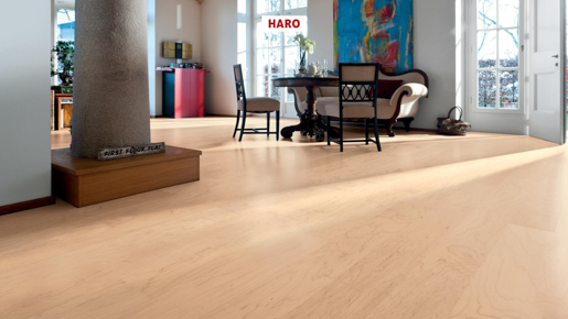 Hamberger Haro Parkett 4000 TC Permadur 524916 LA kan. Ahorn mark. 3,17qm/P