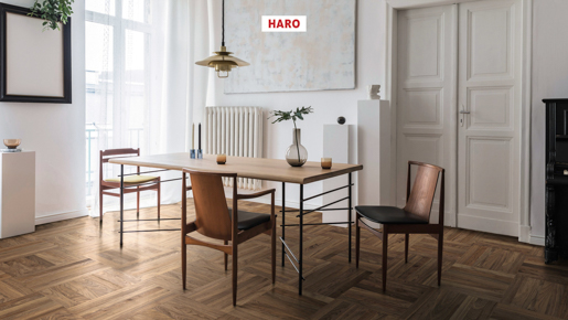 Hamberger Haro Parkett Stab Allegro pD 537910 Am. Nussbaum Ex./Tr. 2,47qm/P