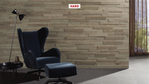 Hamberger Haro Interior Wall Nevada 53861 Eiche River grau re.str.geö.1,86qm