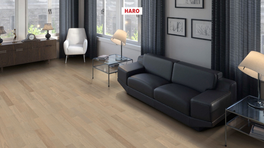 Hamberger Haro Parkett Stab Allegro nD 540135 Eiche sandgrau Trend st. 2,47qm/P