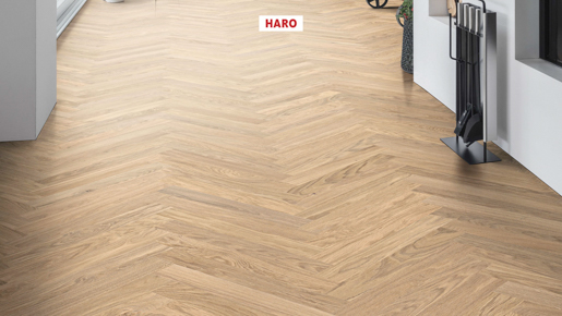 Hamberger Haro Parkett Prestige 4000 nD 540151 Eiche lichtweiß Markant 3,12qm/P