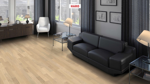 Hamberger Haro Parkett Stab Allegro pD 540173 Eiche lichtweiß Trend 2,47qm/P