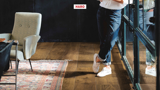 Hamberger Haro Parkett 4000 TC N+ 540232 LA Plaza 4V Raucheiche 3,17qm/P