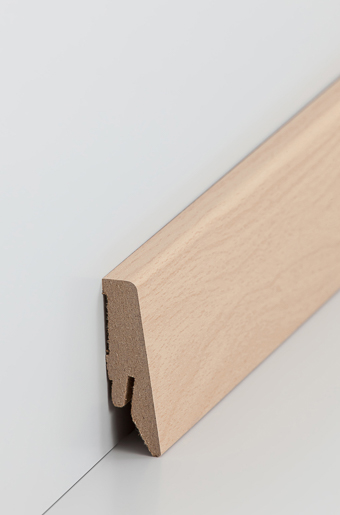 Südbrock 718.5814 Buche hell 250cm PG 1 MDF-Fußleiste 18 x 58 mm