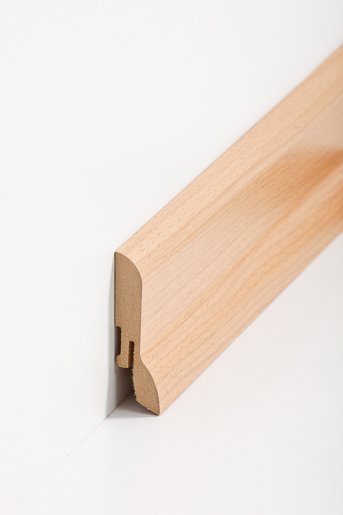 Südbrock 722.604 Buche hell 250cm MDF-Fußleiste 20 x 60 mm