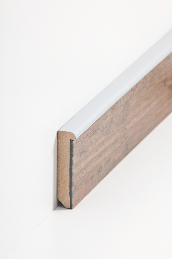 Südbrock 726.5132 silber 250cm MDF-Fußl.f.Desingb. 51/4,2mm abgerundet