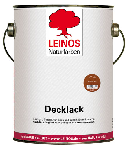 Leinos Decklack PG I 2,5 lt 305 terra-rot