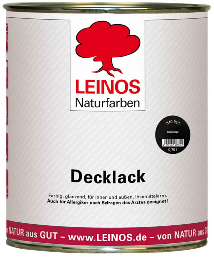 Leinos Decklack PG I 750 ml 307 schwarz