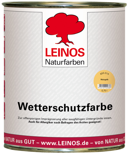Leinos Wetterschutzfarbe PG I 750 ml 401 stahlgrau