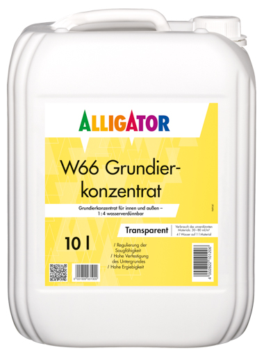 Allig.W66 Grundierkonzentrat 10,0 lt Transparent