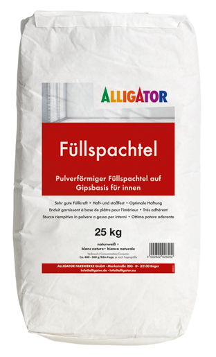 Allig.Füllspachtel 25,0 kg Weiß