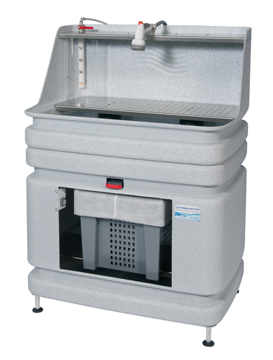 Aqua-Service Malerwaschplatz AS 80 AN mit rotoN und Erstausst. #AS 80 AN