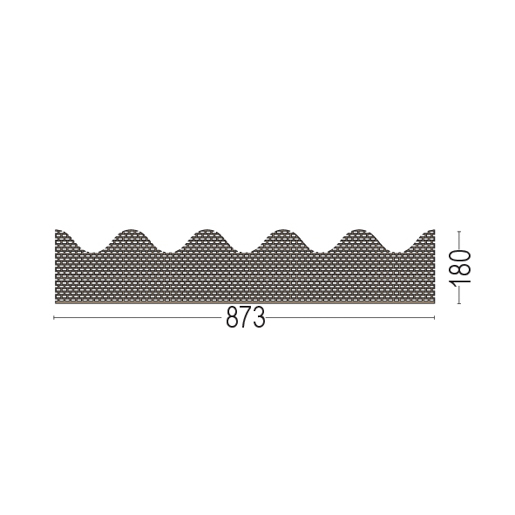 Protektor Traufenbelüftungsprofil 3687 Braun