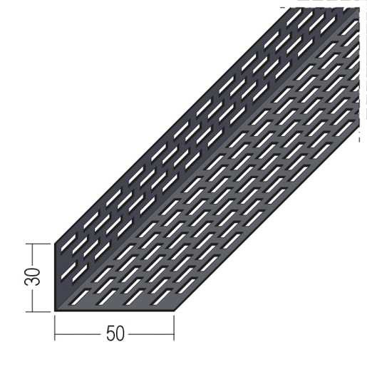Protektor Lüftungsprofil 9043 Schwarz 250cm