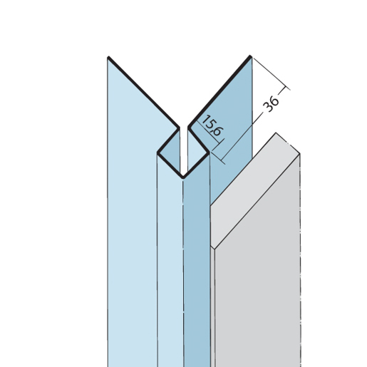 Protektor Kantenprofil 9400 250cm