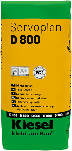 Kiesel Servoplan D 800 25,0 kg Dünnestrich