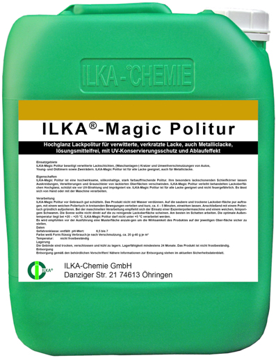 ILKA-Magic-Politur 10,0 lt