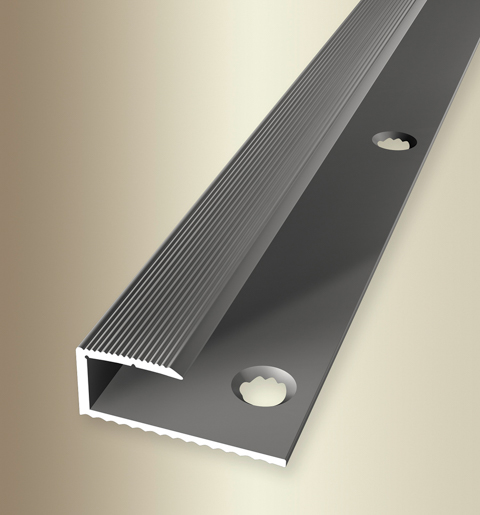 MPlus Einfassprofil 210 SBS 270cm 7,2 - 8,2mm Alu Edelstahl elox. F2 Best