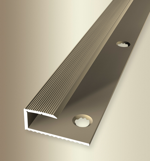 MPlus Einfassprofil 210 SBS 270cm 7,2 - 8,2mm Alu Sand elox. F9 Best