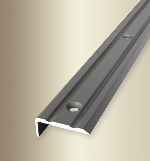 MPlus Winkelprofil 236 SBS 100cm 10 x 24,5mm Alu Edelstahl elox. F2 geri.