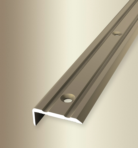 MPlus Winkelprofil 236 SBS 270cm 10 x 24,5mm Alu Sand elox. F9 gerillt