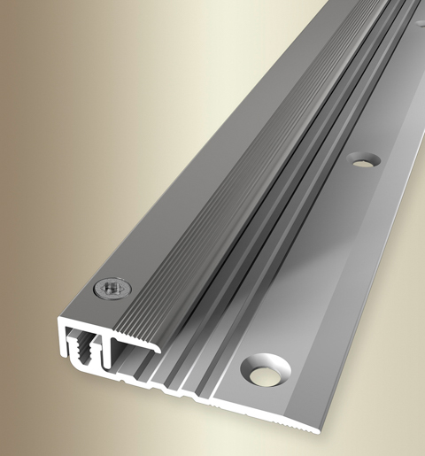 MPlus Abschlussprofil 377 4 -9,5mm 100cm Alu Edelstahl elox. F2 PPS Champion star