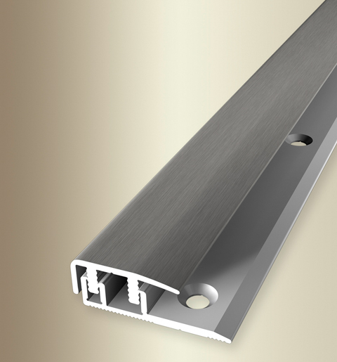 MPlus Abschlussprofil 577 4 -7,5mm 100cm Alu Edelstahl elox. F2G Design Clip
