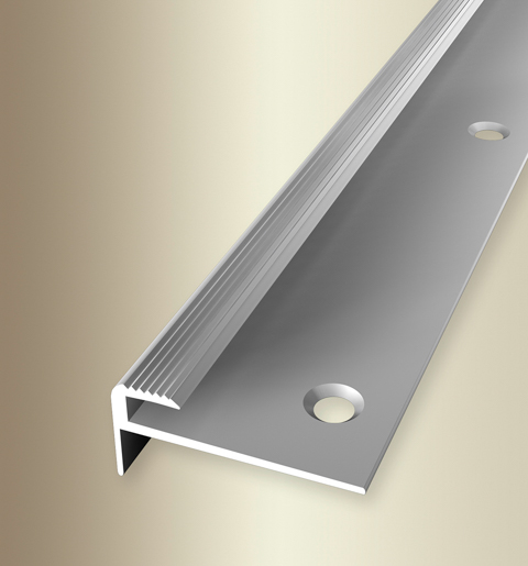 MPlus Treppenkantenprofil 809 SBS 250cm 3,0mm Alu Silber elox. F4 13x30mm Best