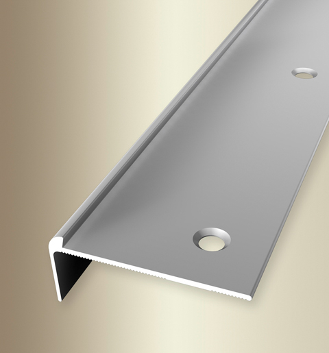 MPlus Treppenkantenprofil 860 SBS 250cm 3,0mm Alu Silber elox. F4 19 x 48mm