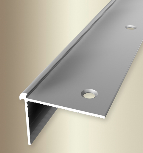 MPlus Treppenkantenprofil 870 SBS 250cm 2,5mm Alu Silber elox. F4 29 x 39mm