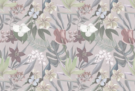 MPlus Chamäleon 2029 V600-205 400x270cm Orchid Garden 1 130 g/qm Mattvlies