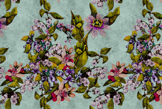 MPlus Chamäleon 2029 V100-211 400x270cm Tropical Passion 2 Strukturvlies