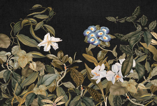 MPlus Chamäleon 2029 V600-217 400x270cm Botanic Sketch 3 130 g/qm Mattvlies