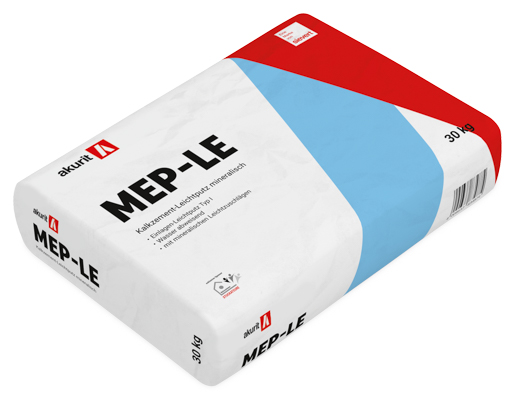 Akurit MEP-LE Kalkzement- 30,0 kg Leichtputz mineralisch